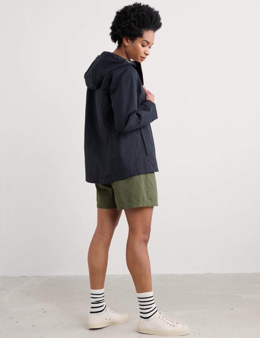 Cotton Rich Hooded Rain Jacket 4 of 4