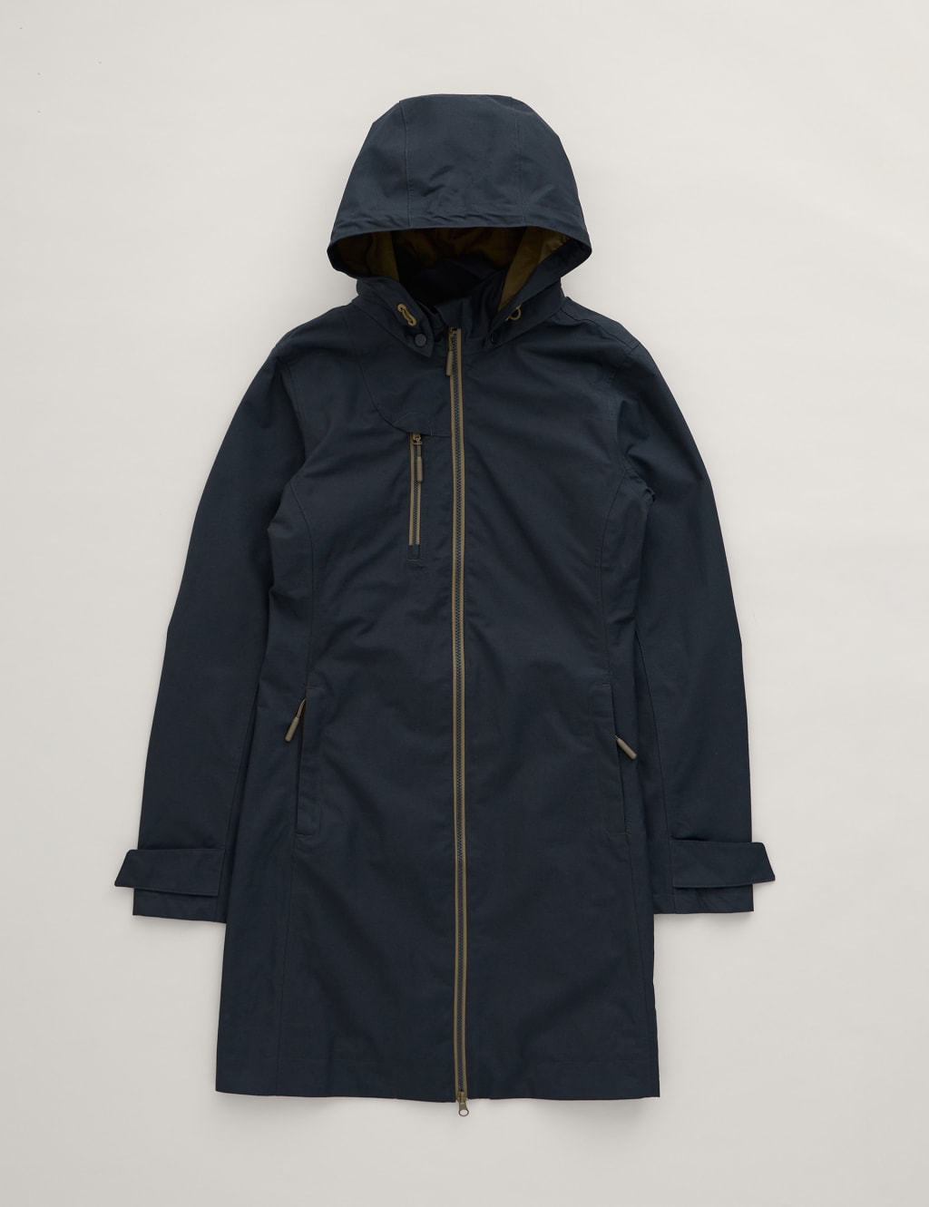 Waterproof Cotton Rich Longline Raincoat 2 of 6