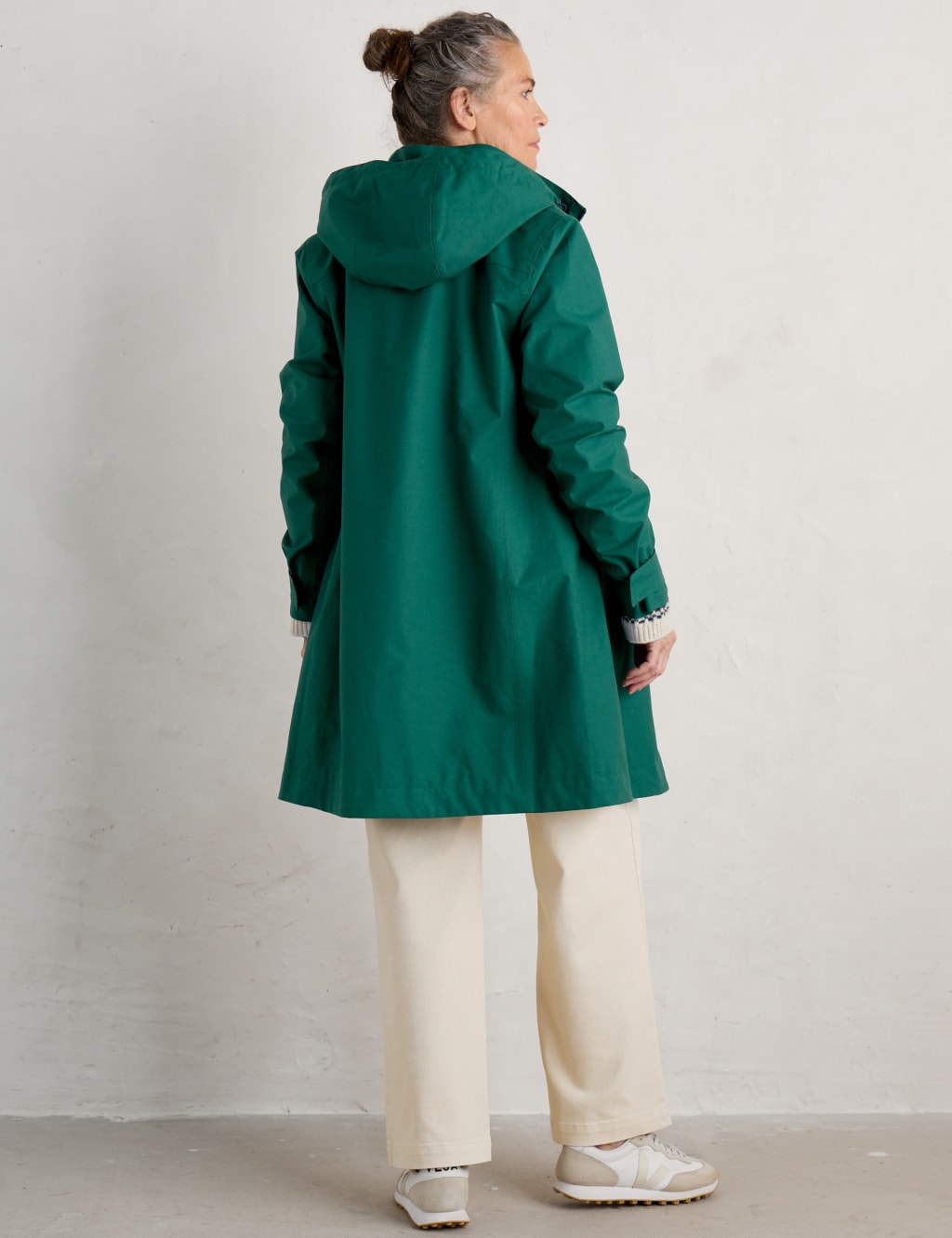 Waterproof Cotton Rich Longline Raincoat 4 of 8