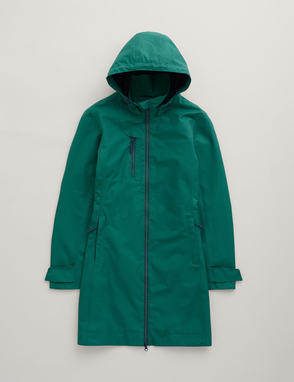 Waterproof Cotton Rich Longline Raincoat 2 of 8