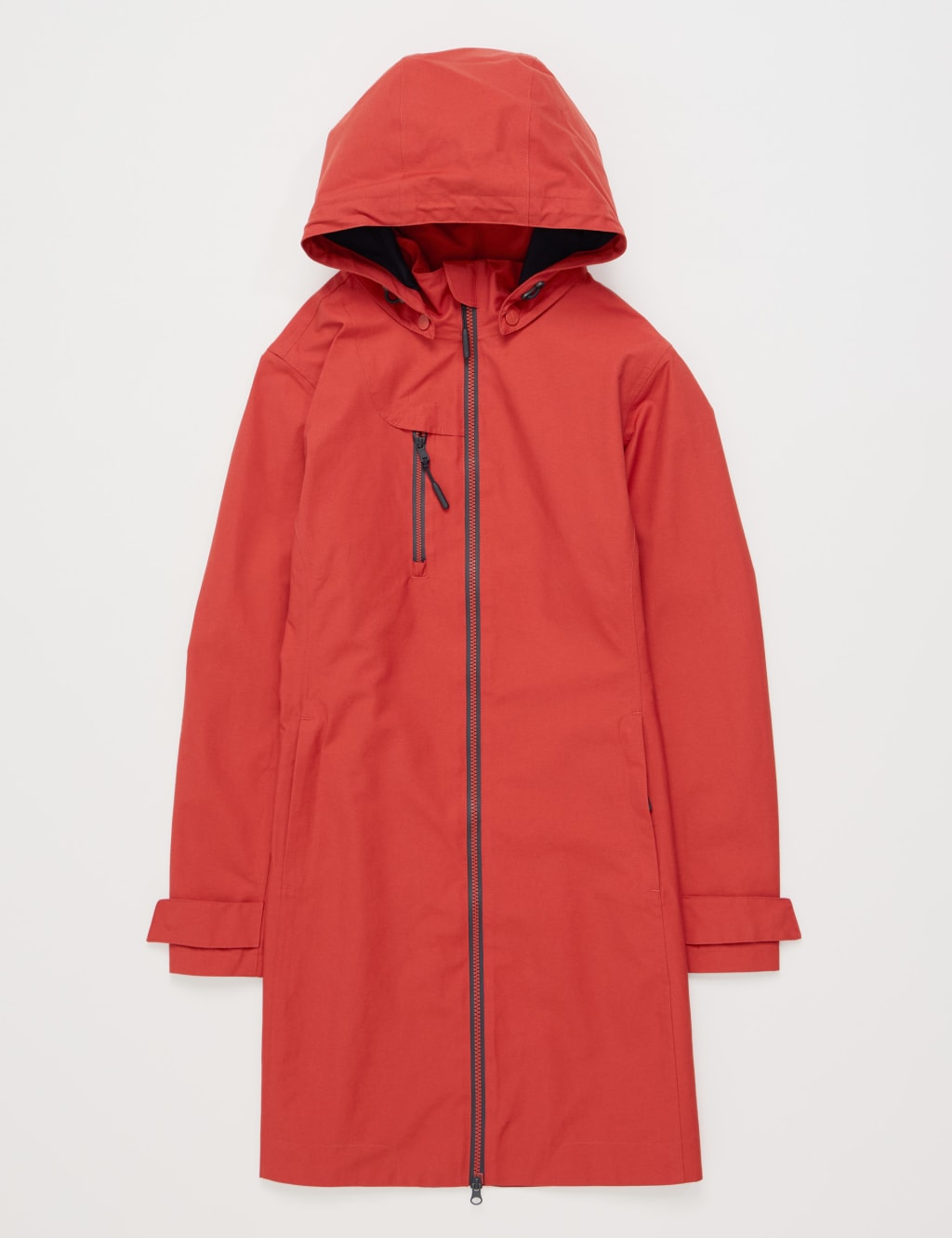Waterproof Cotton Rich Longline Raincoat 2 of 4