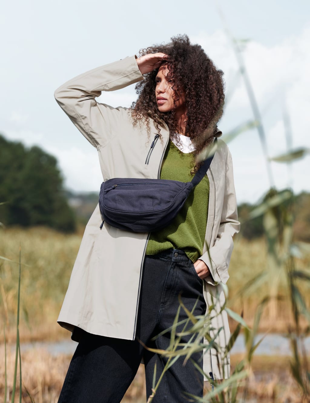 Waterproof Cotton Rich Longline Raincoat 6 of 7