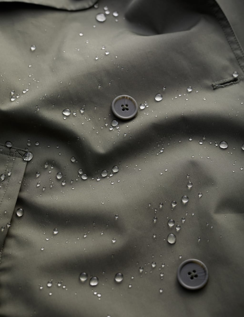 Pure Cotton Belted Double Breasted Trench Coat 5 of 6