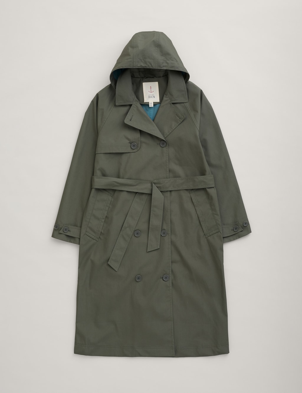Pure Cotton Belted Double Breasted Trench Coat Seasalt Cornwall M S