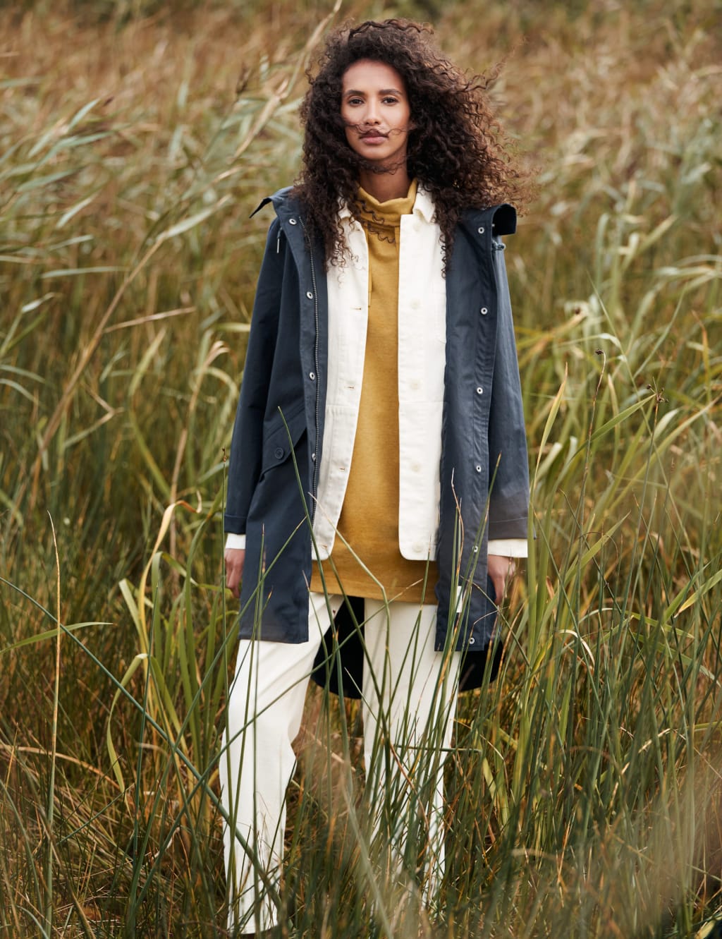 Waterproof Linen Rich Longline Raincoat 7 of 9