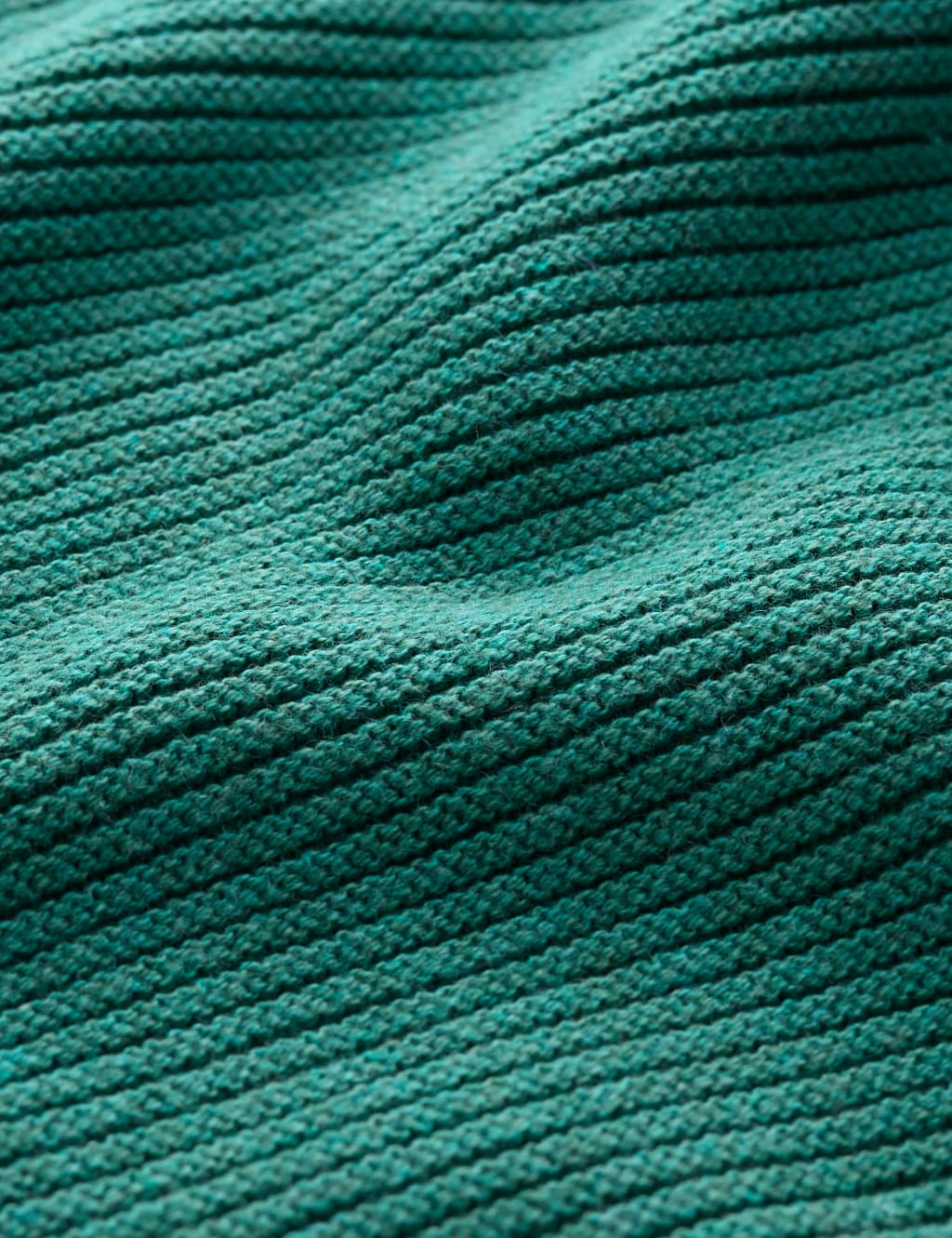 Pure Cotton Textured Crew Neck Jumper 6 of 6