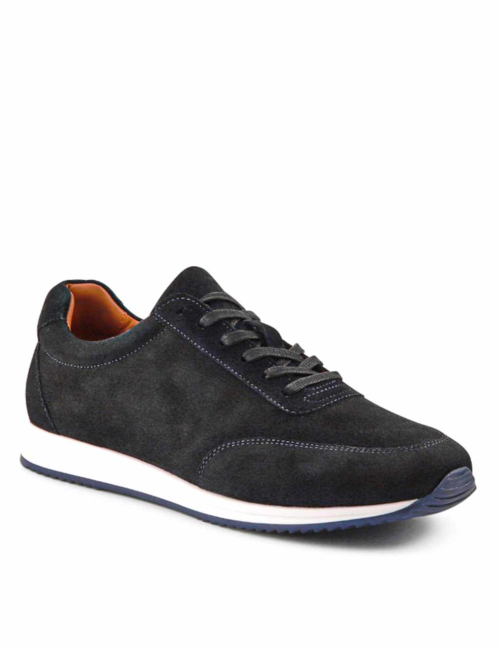 Suede Lace Up Trainers 5 of 7