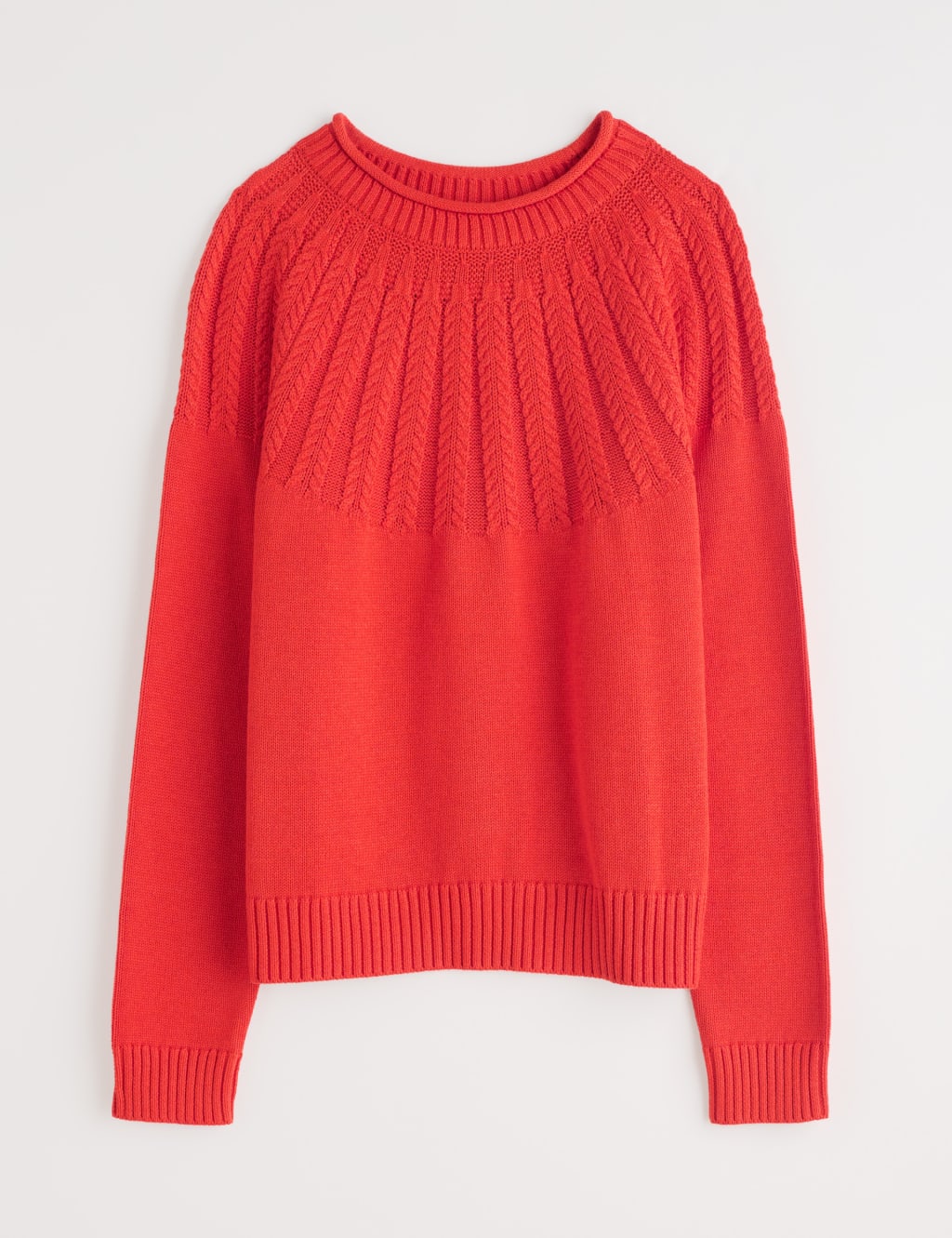 Pure Cotton Textured Relaxed Jumper 2 of 4