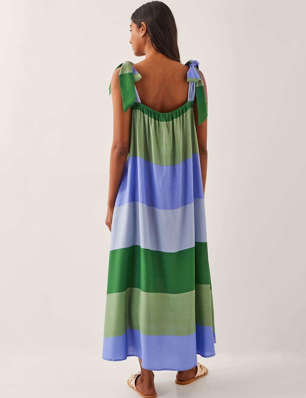 Printed Square Neck Maxi Slip Dress 4 of 4