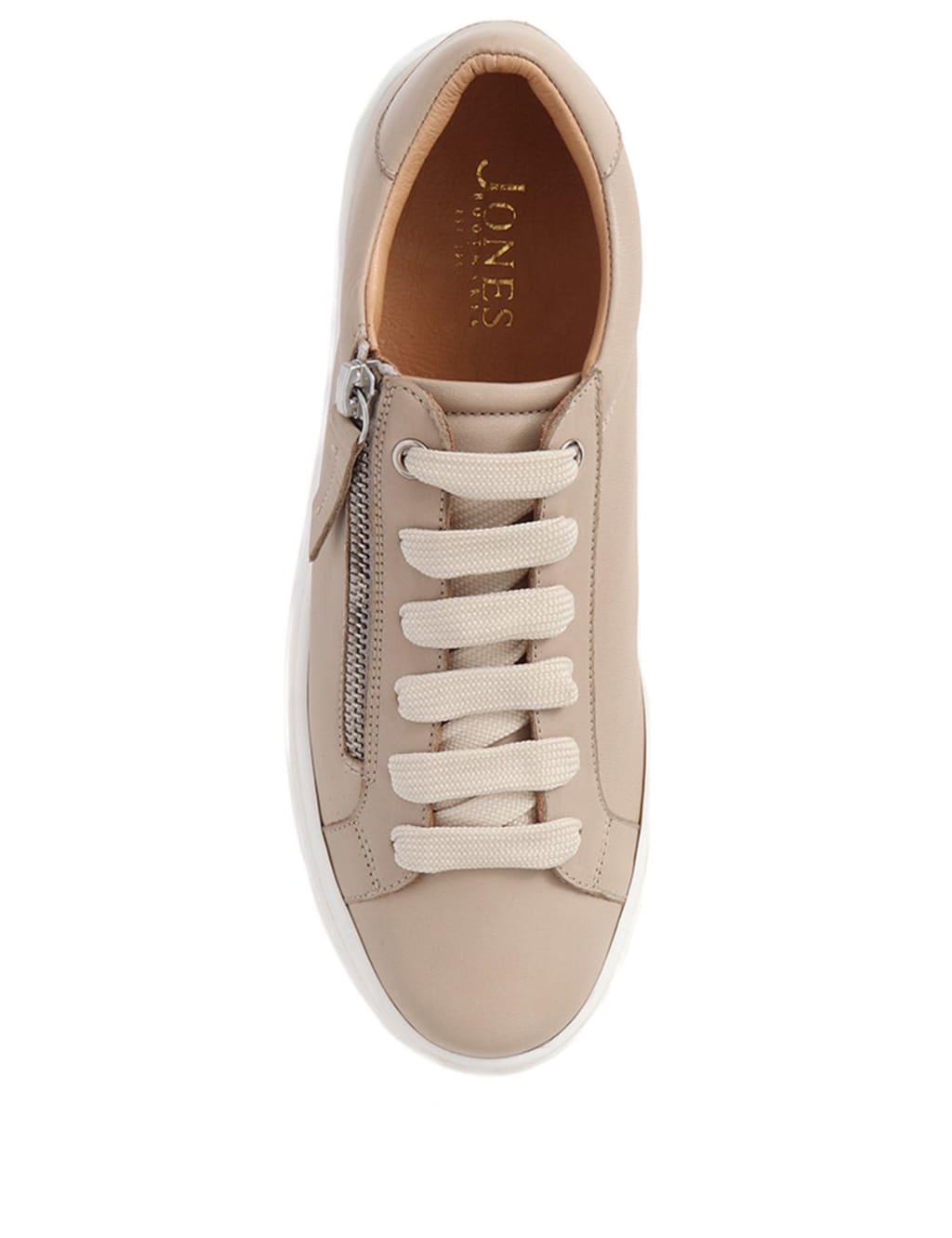 Flatform leather trainers online