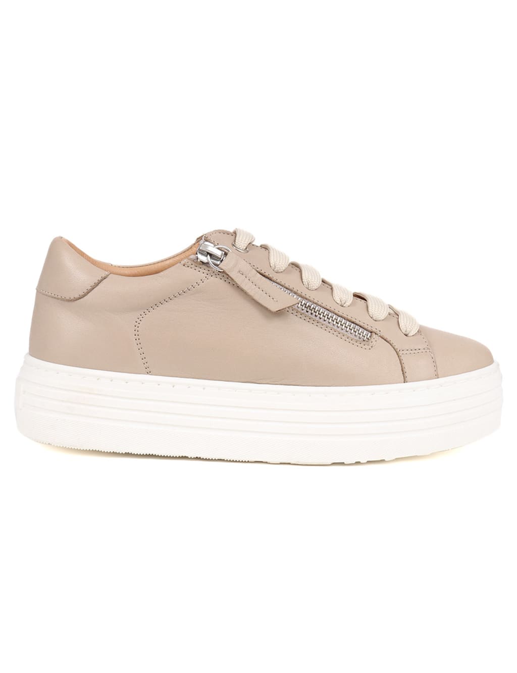Leather Flatform Trainers 2 of 7