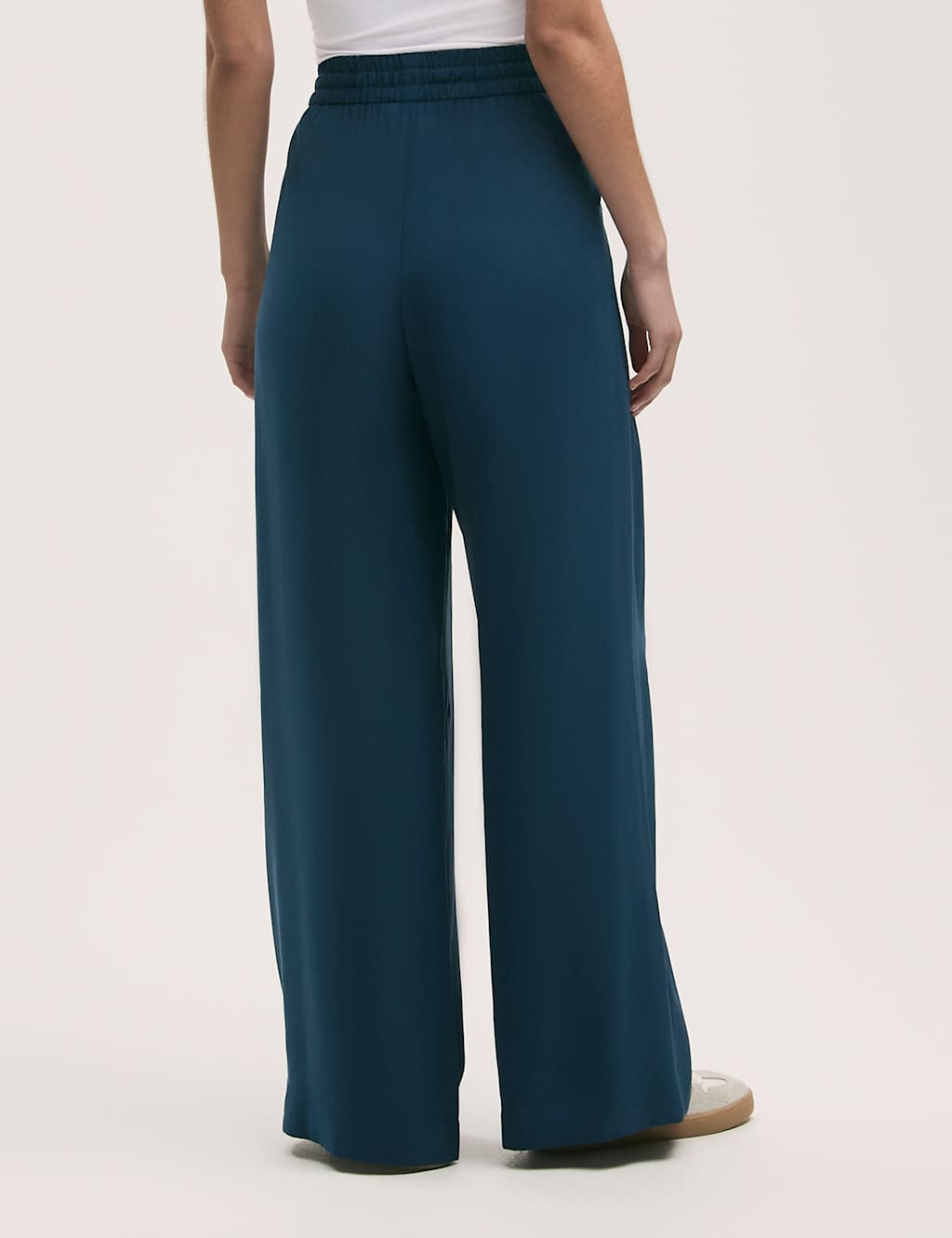 Drawstring Relaxed Wide Leg Trousers 3 of 4