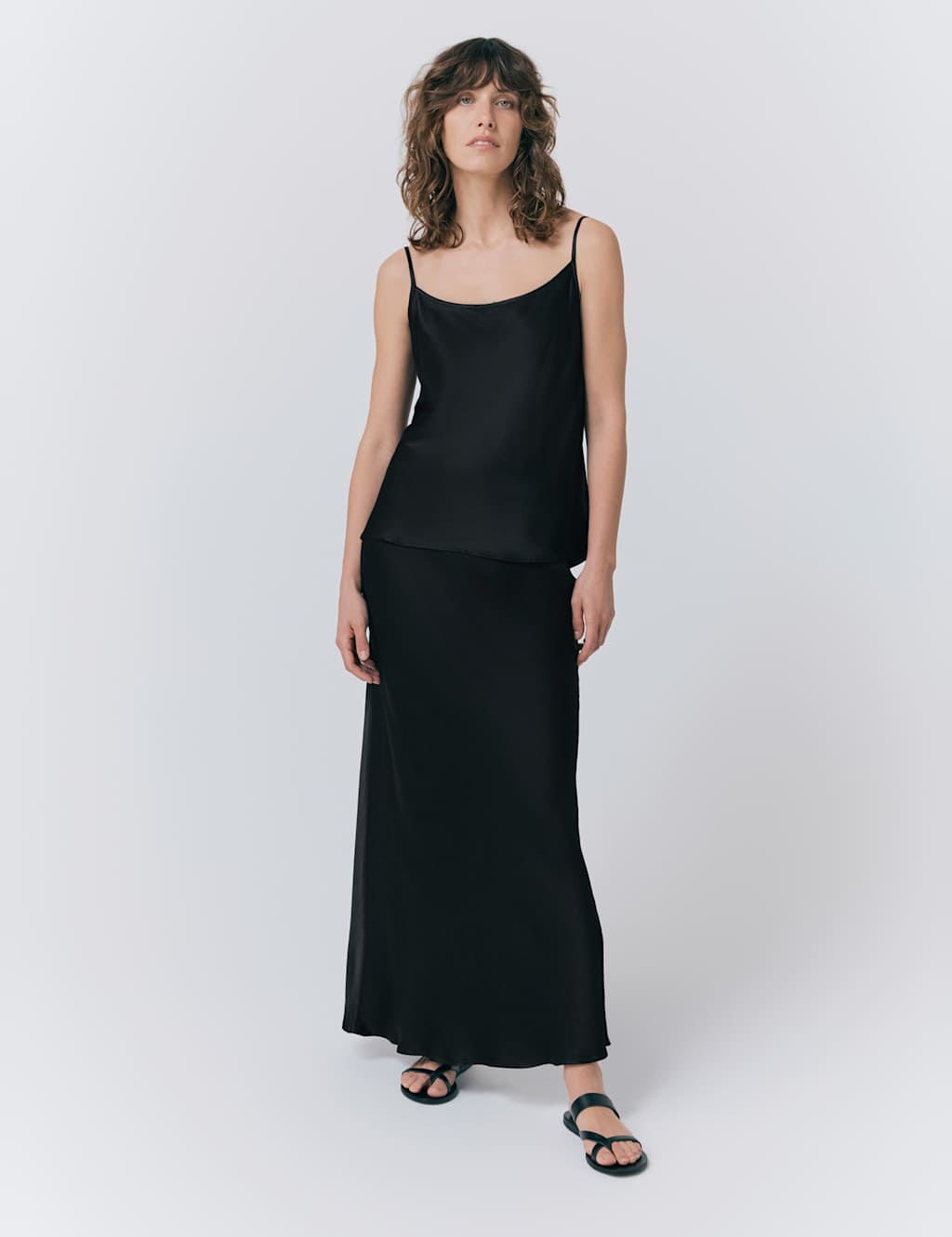 Satin Scoop Neck Cami Top 2 of 4