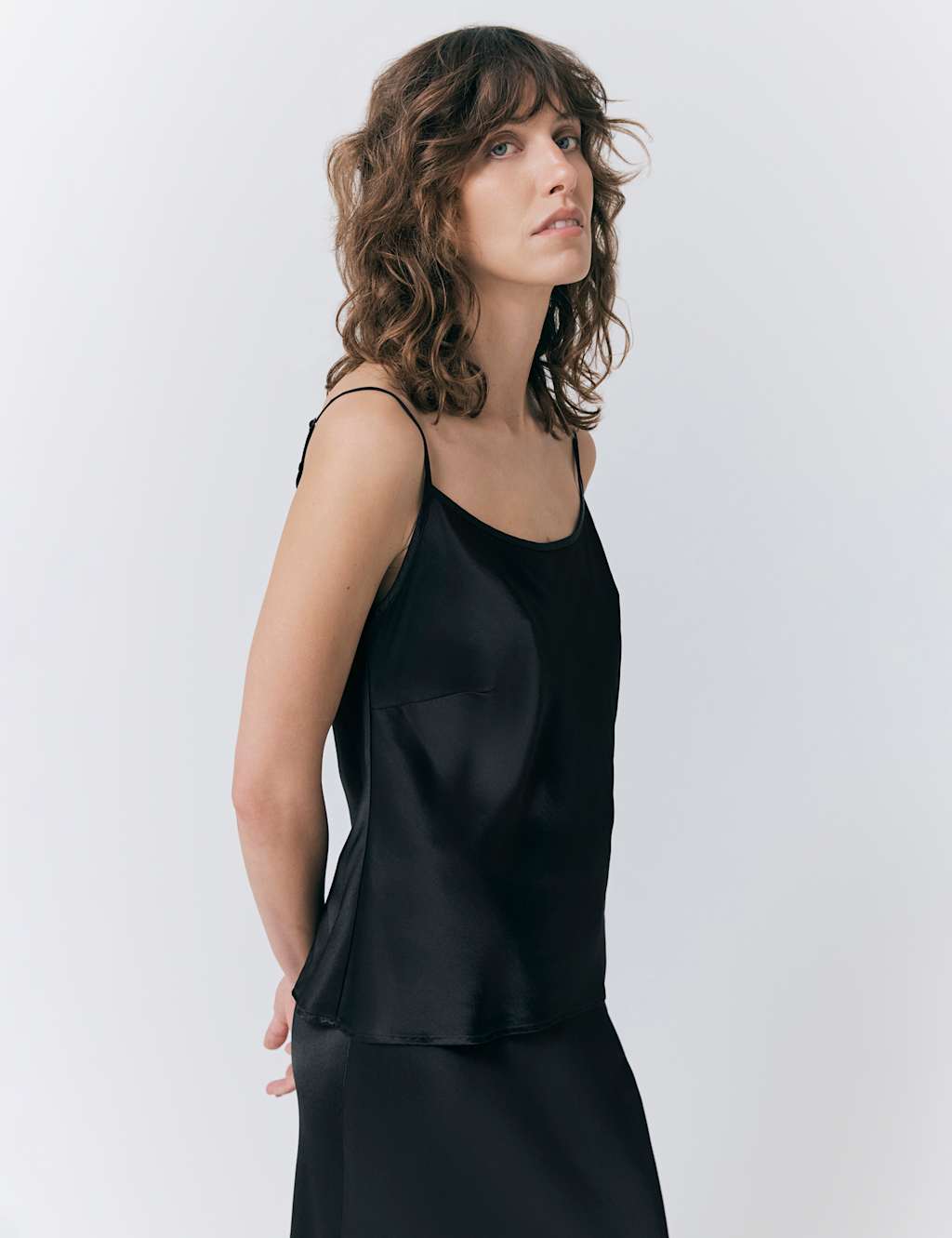 Satin Scoop Neck Cami Top 4 of 4