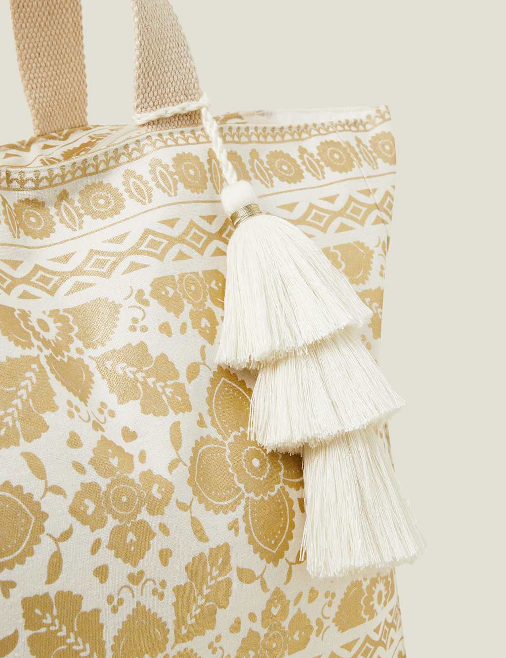 Pure Cotton Metallic Tote Bag 3 of 4