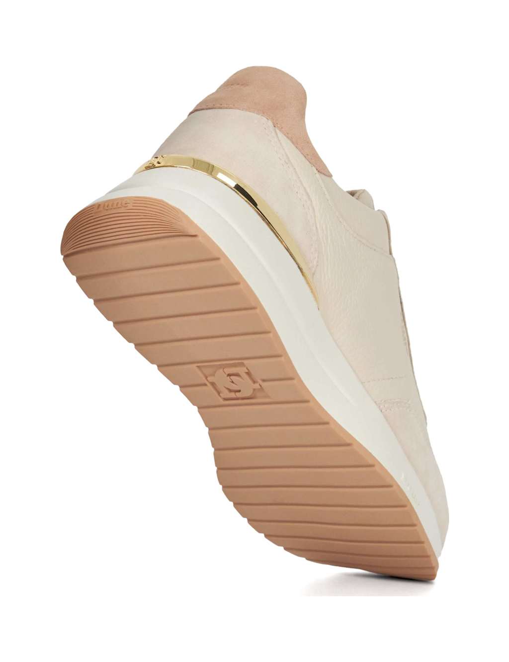 Leather Metallic Trainers 3 of 5