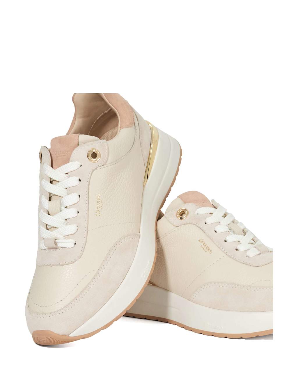 Leather Metallic Trainers 5 of 5