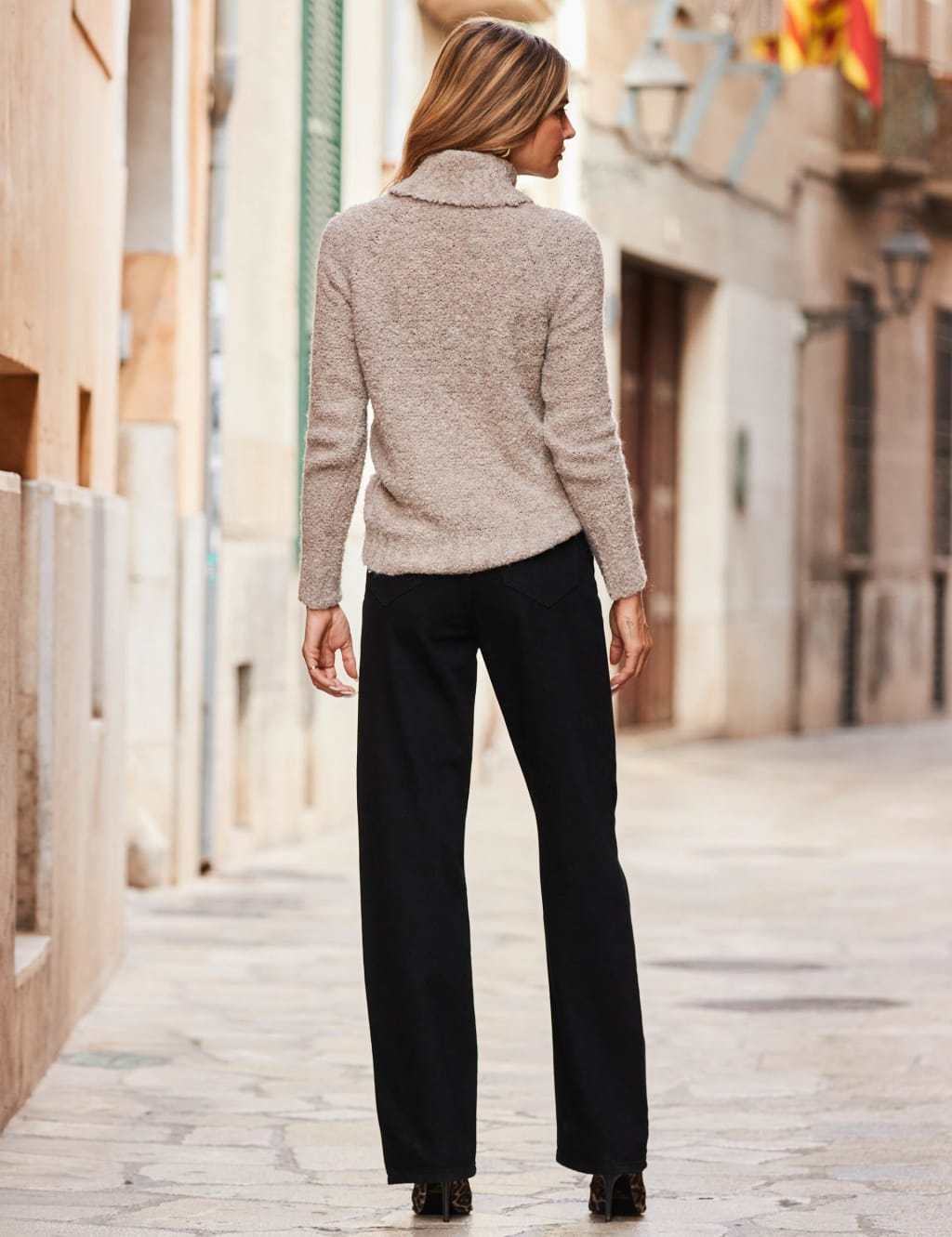 High Waisted Wide Leg Jeans 3 of 3