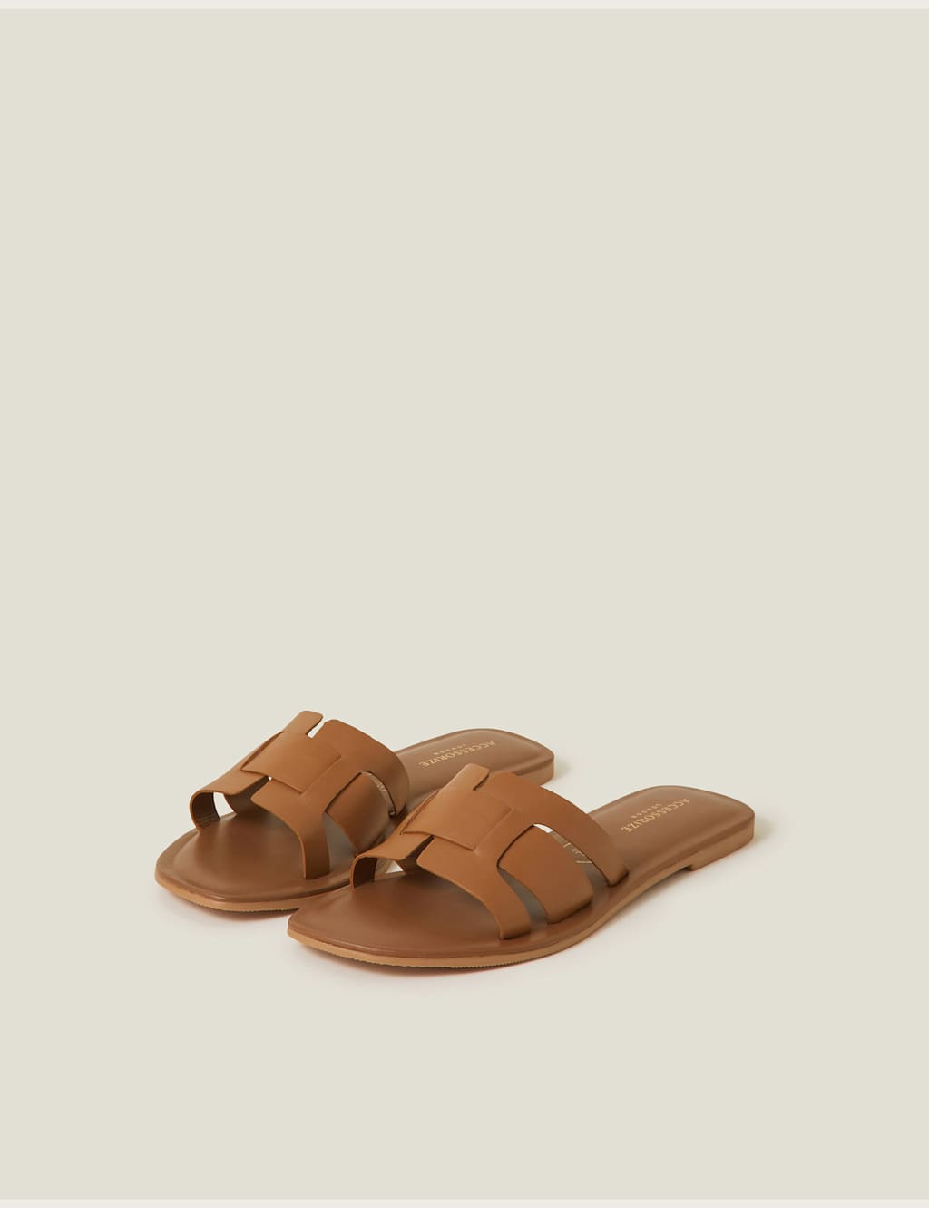 Wide Fit Geometric Cut Out Sliders 3 of 4