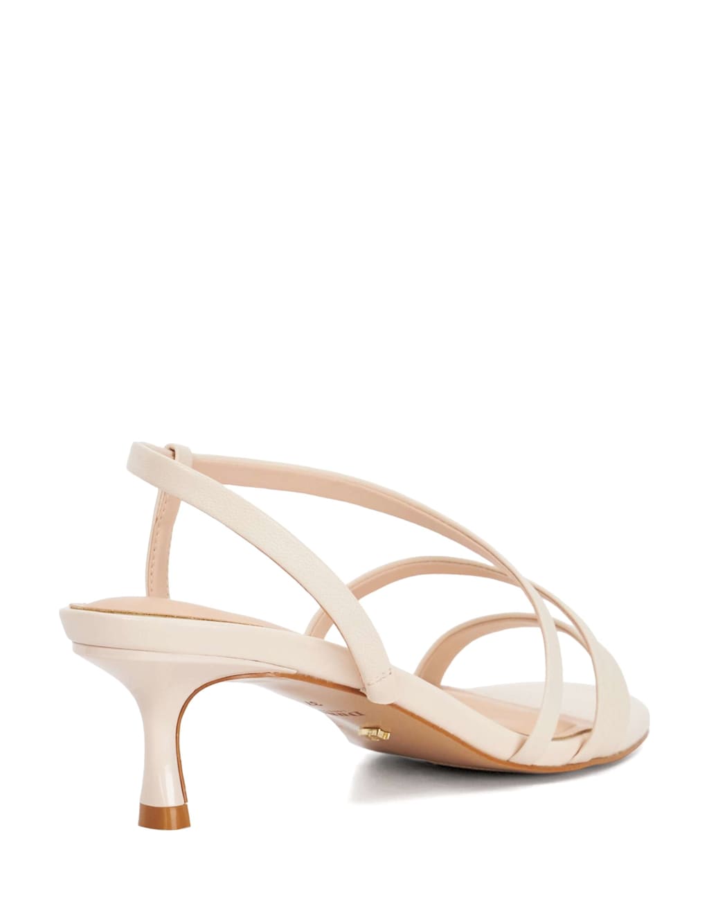 Leather Ankle Strap Kitten Heel Sandals 5 of 6