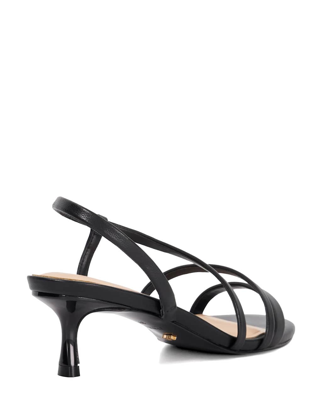 Leather Ankle Strap Kitten Heel Sandals 5 of 6