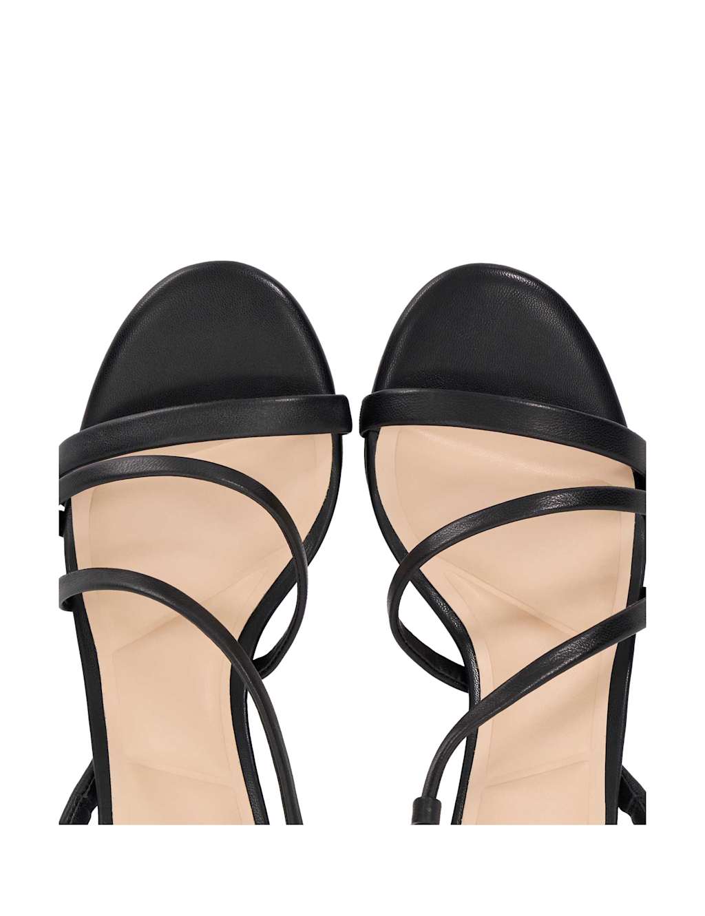 Leather Ankle Strap Kitten Heel Sandals 6 of 6