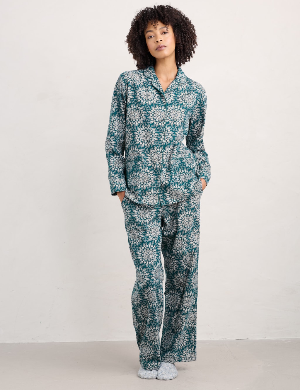 Pure Cotton Star Print Pyjamas