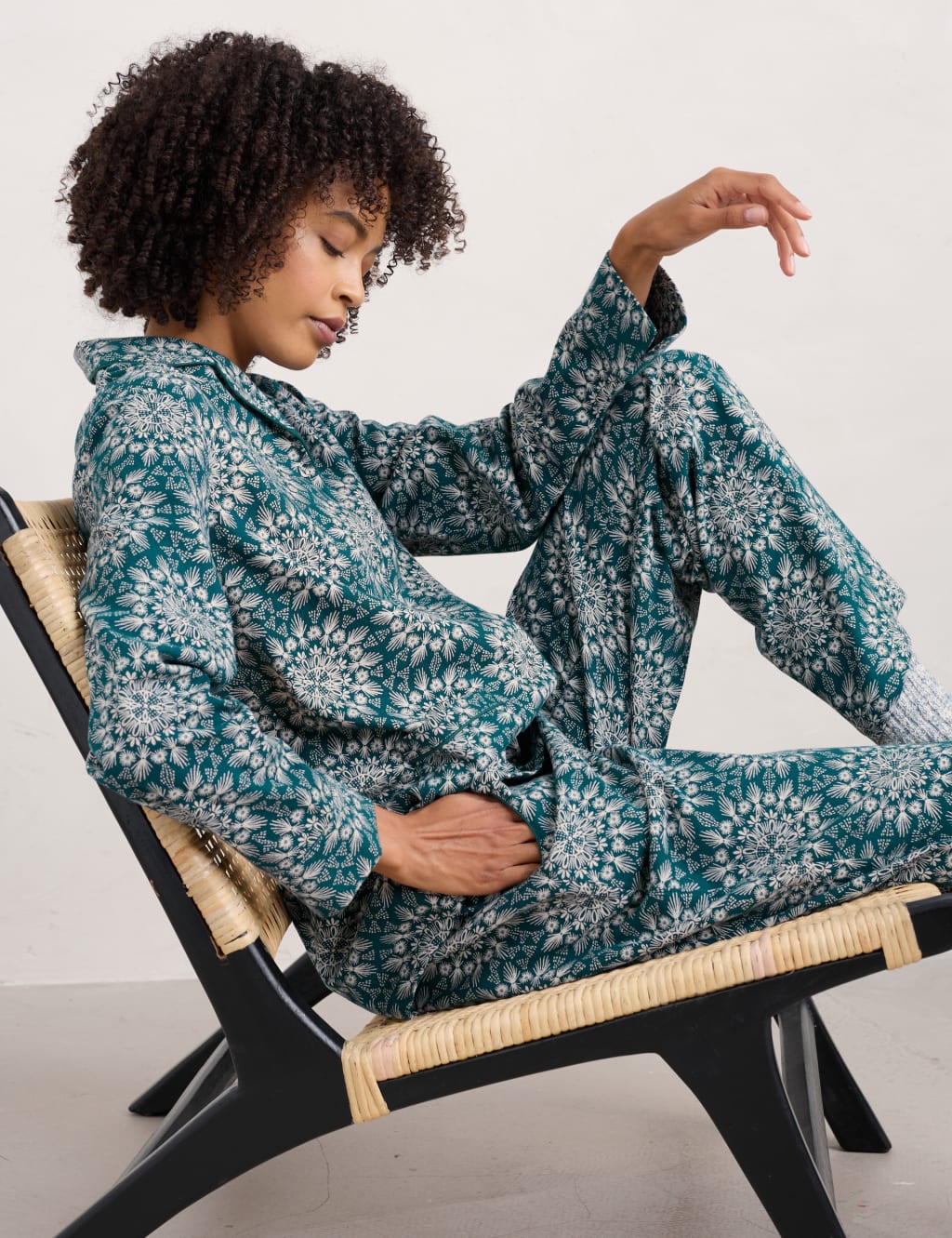 Pure Cotton Star Print Pyjamas Seasalt Cornwall M S