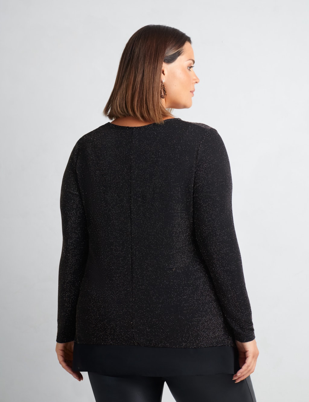 Jersey Sparkly V-neck Tunic 5 of 5