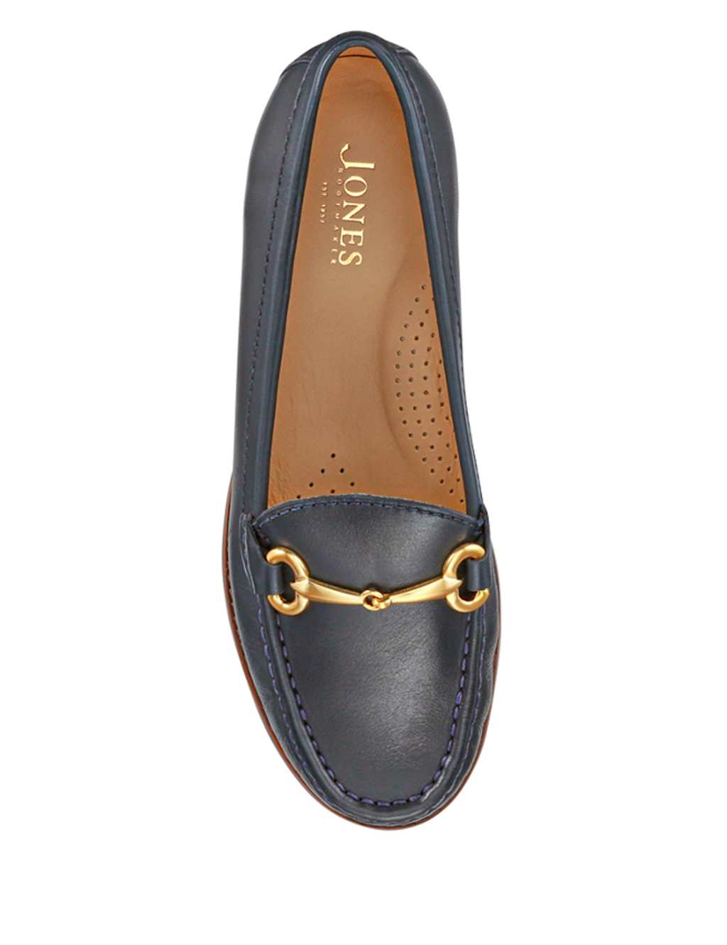 Wide Fit Leather Flat Loafers 4 of 7