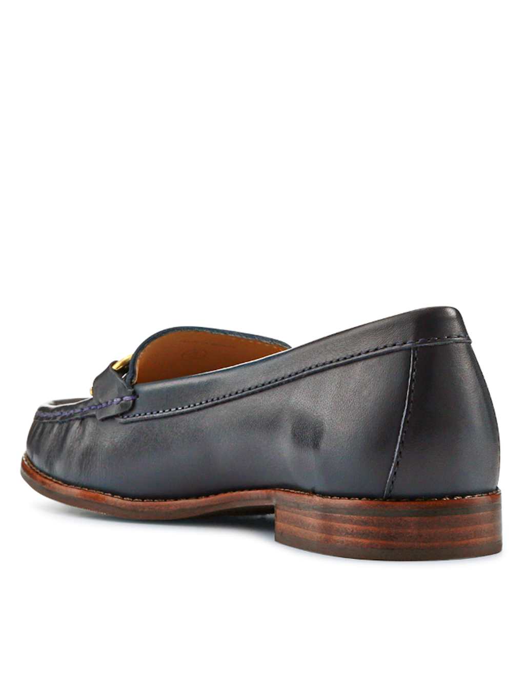 Wide Fit Leather Flat Loafers 6 of 7
