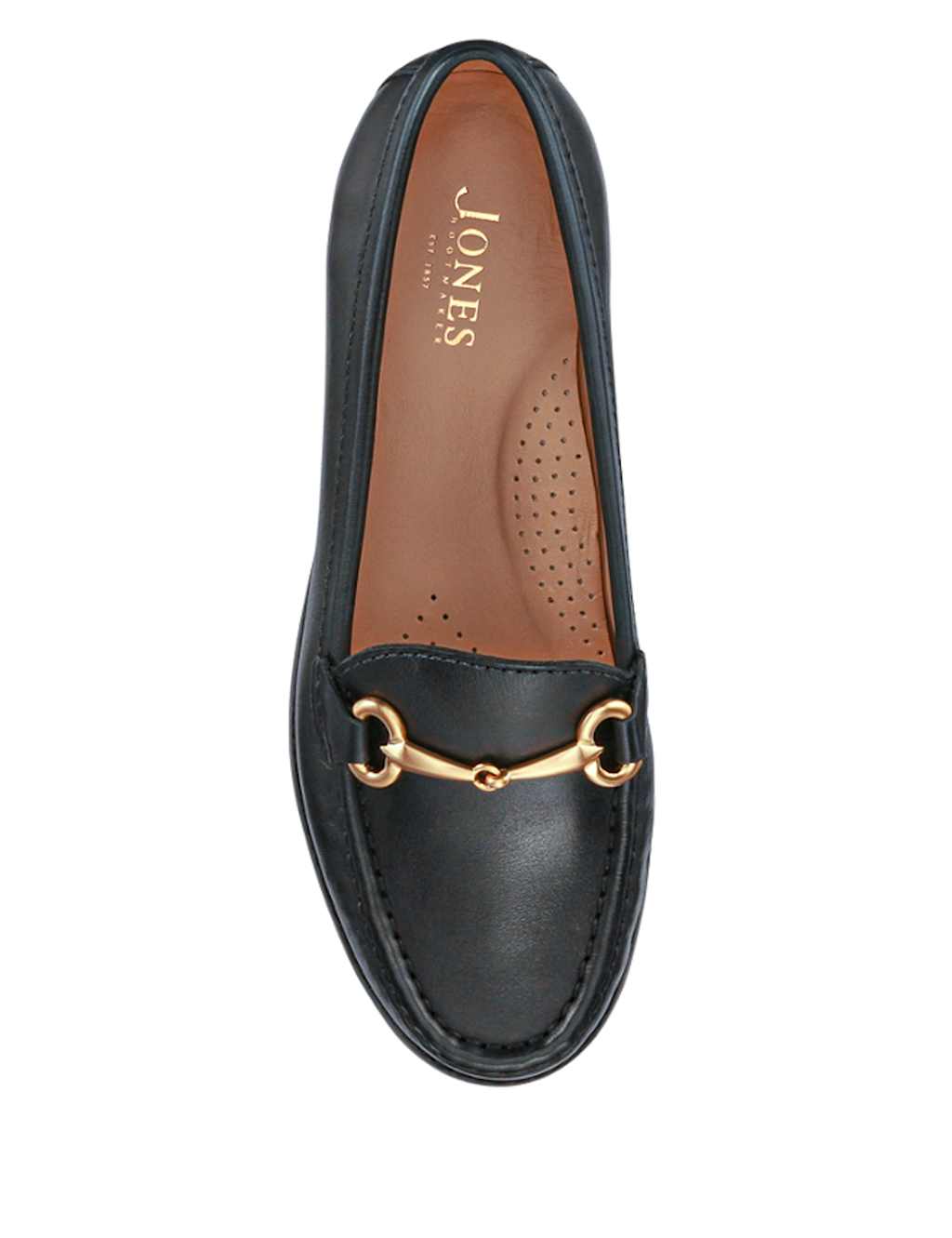 Wide Fit Leather Flat Loafers 3 of 6