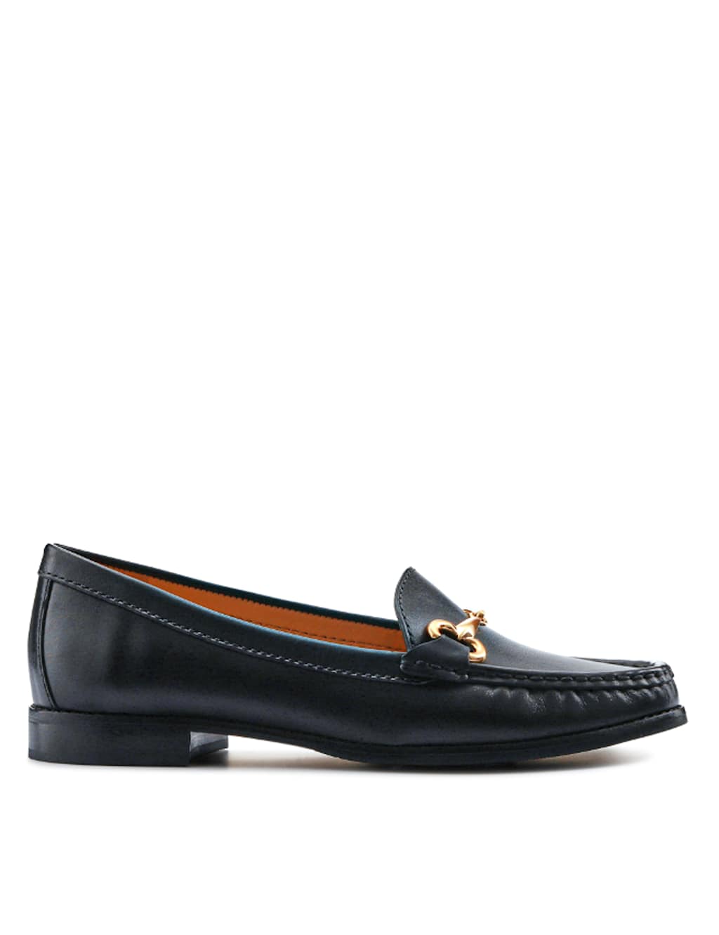 Wide Fit Leather Flat Loafers 2 of 6