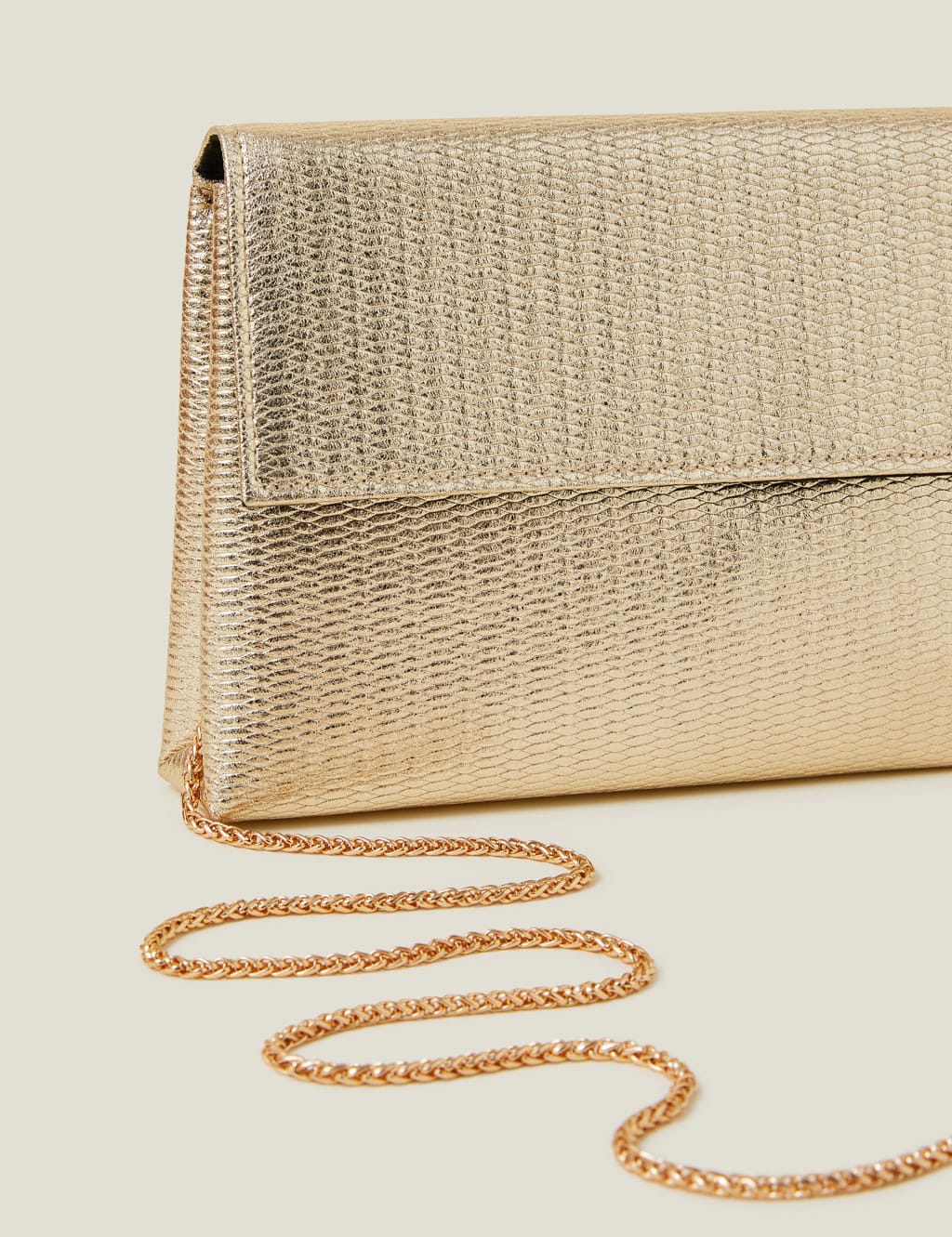 Metallic Clutch Bag 3 of 4
