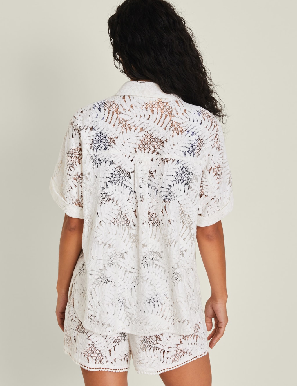 Cotton Rich Lace Beach Shirt 3 of 5