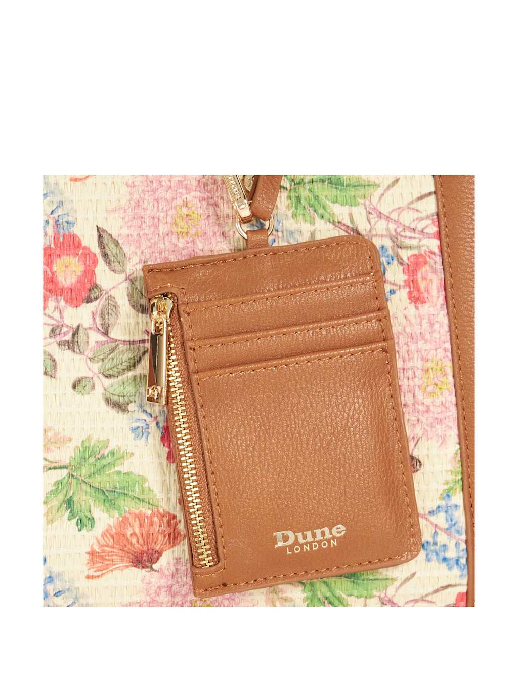 Straw Floral Tote Bag 2 of 5