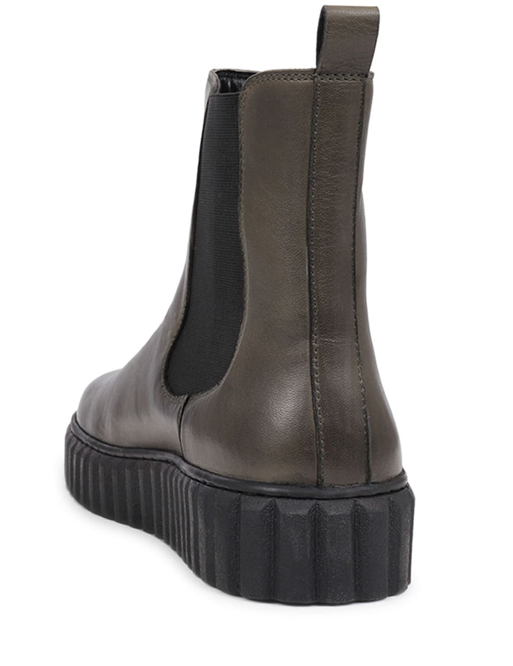 Leather Chelsea Flatform Ankle Boots 6 of 7