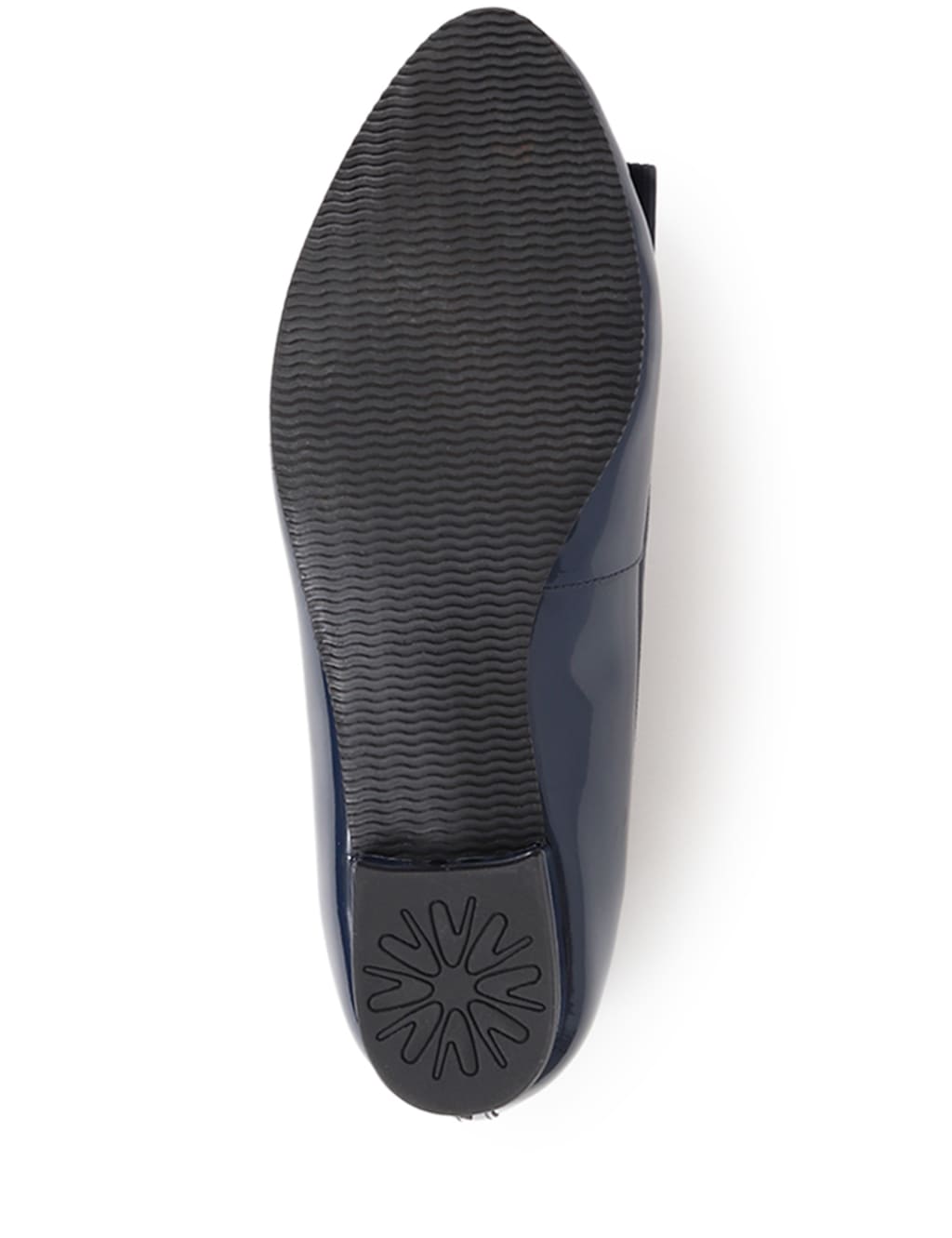 Wide Fit Patent Bow Flat Pumps 7 of 7