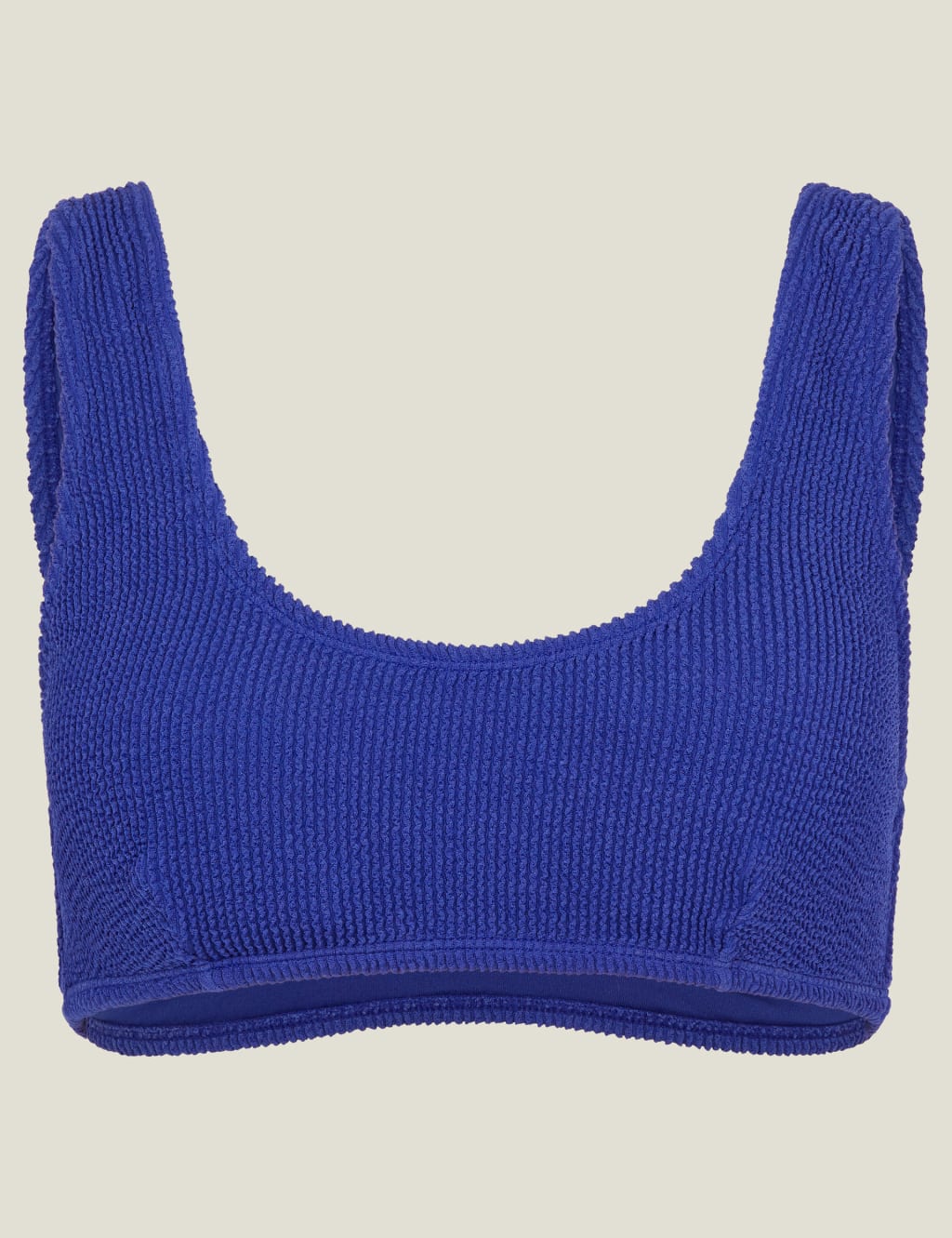 Textured Padded Scoop Neck Bikini Top ACCESSORIZE M S