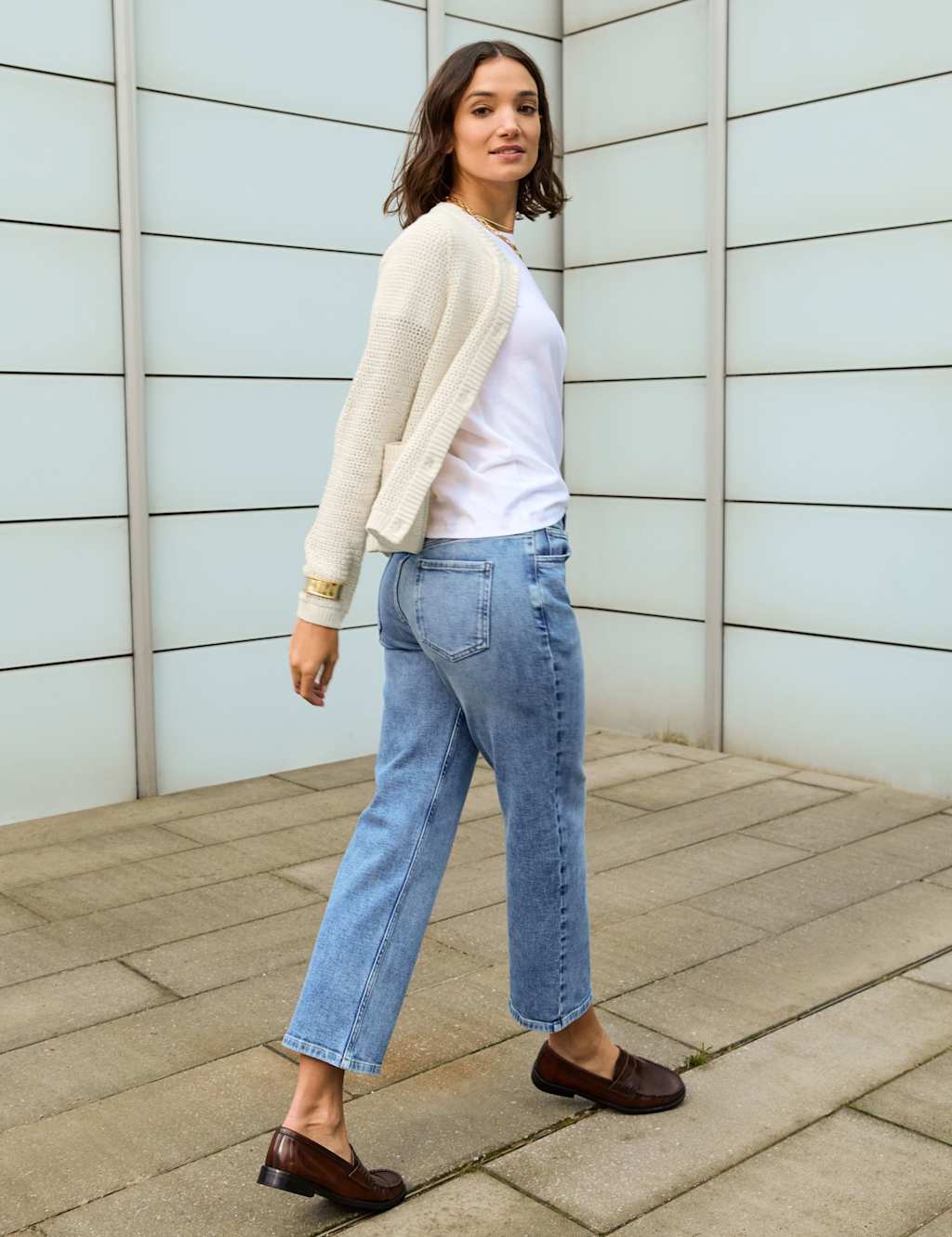 High Waisted Straight Leg Jeans 4 of 4