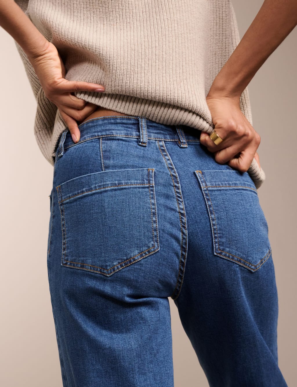 High Waisted Wide Leg Jeans 4 of 4