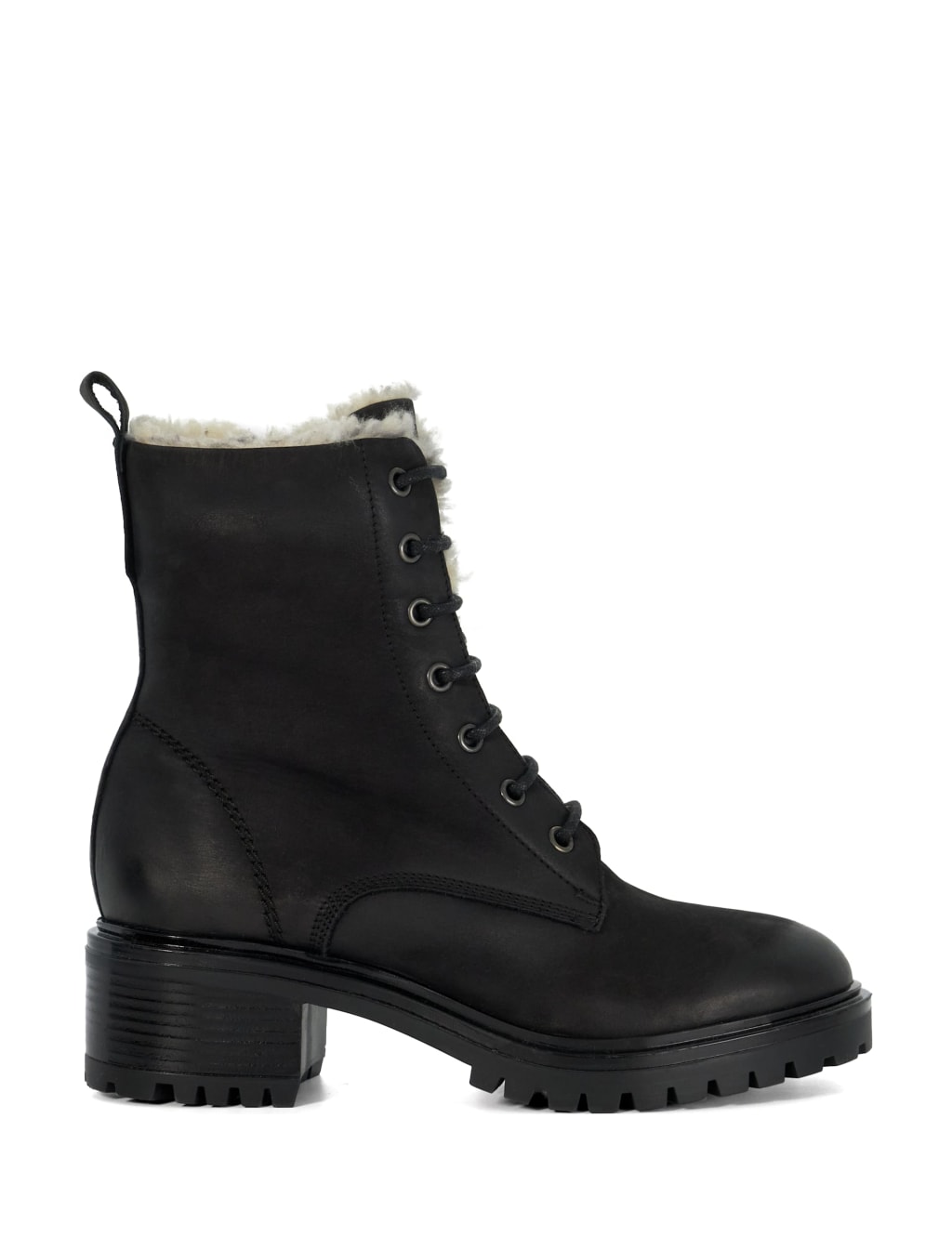 Fur lined heeled ankle boots new arrivals