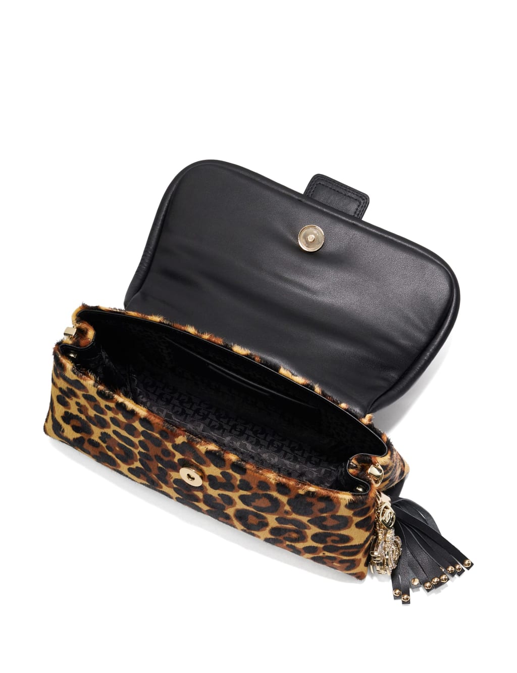 Leopard Print Pillow Shoulder Bag Dune London M S