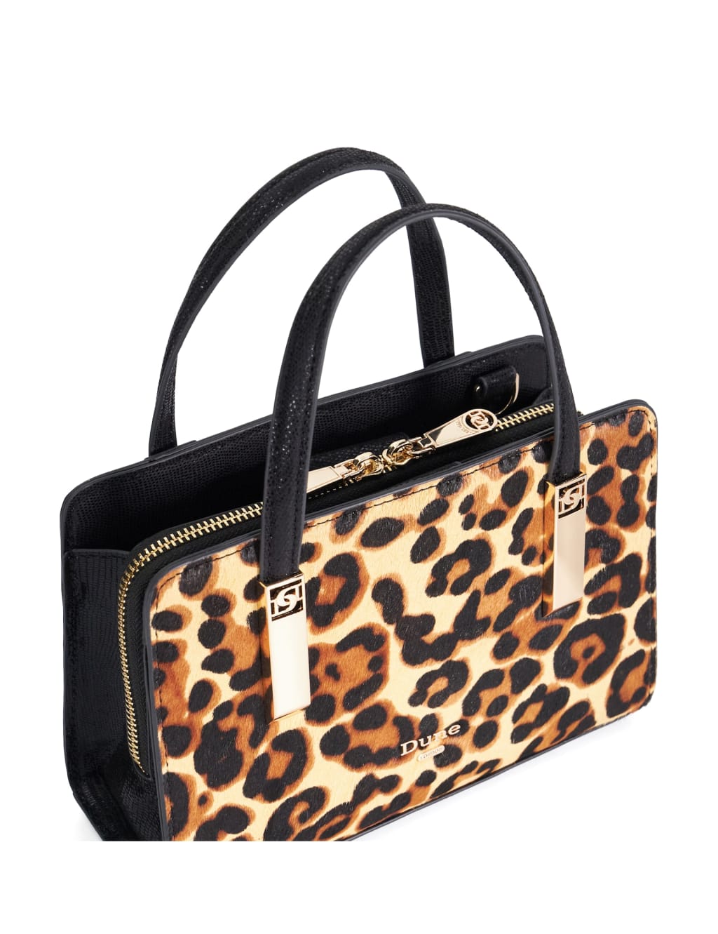 Leopard Print Tote Bag Dune London M S
