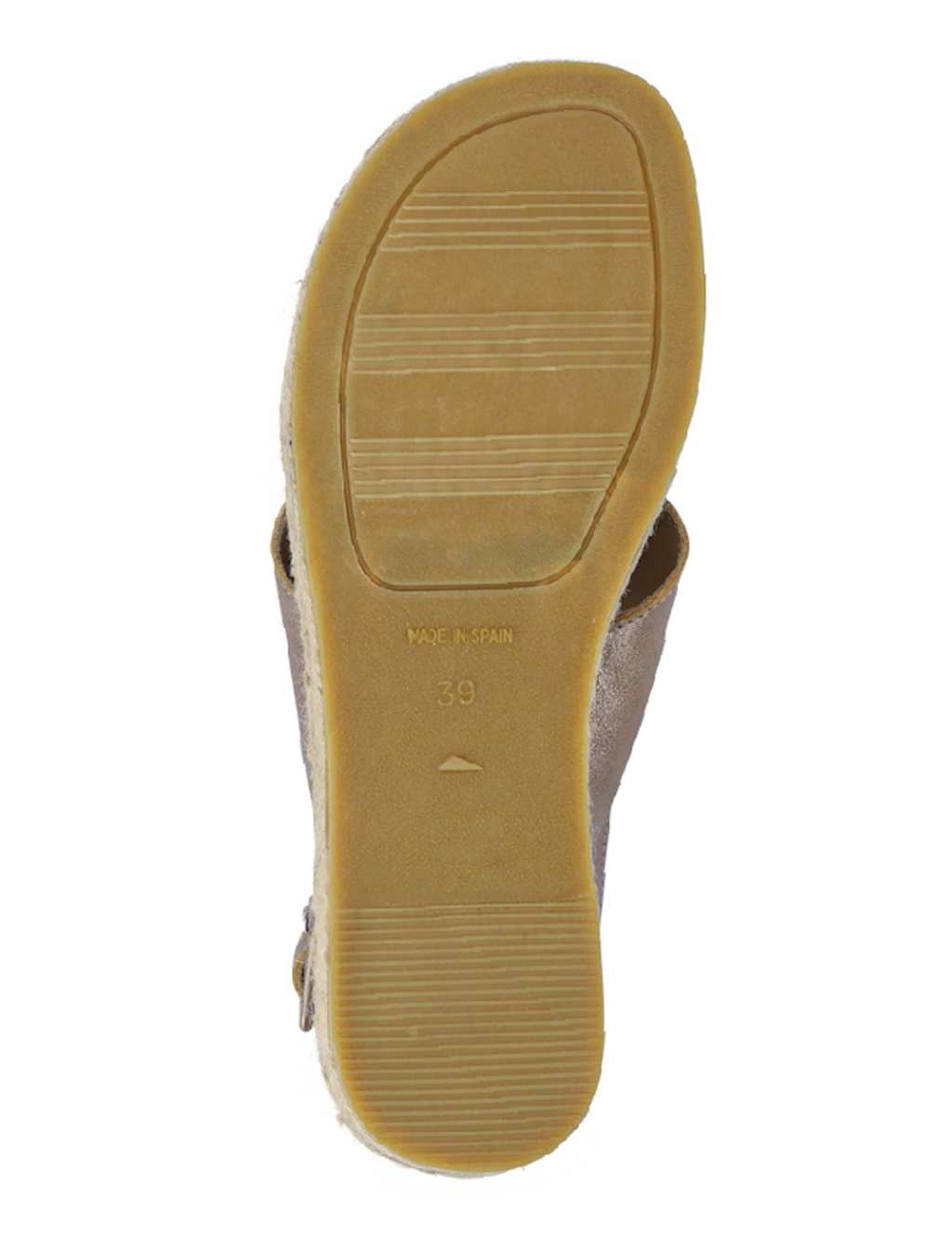 Metallic Leather Wedge Sandals 7 of 7
