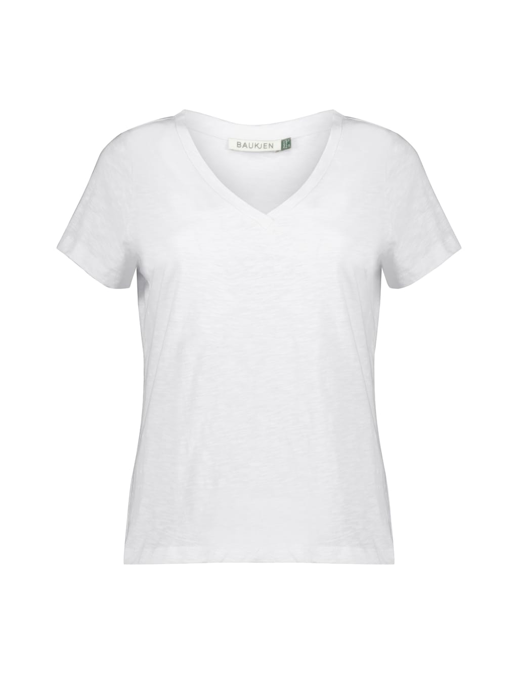 Pure Cotton V-Neck T-Shirt 2 of 4