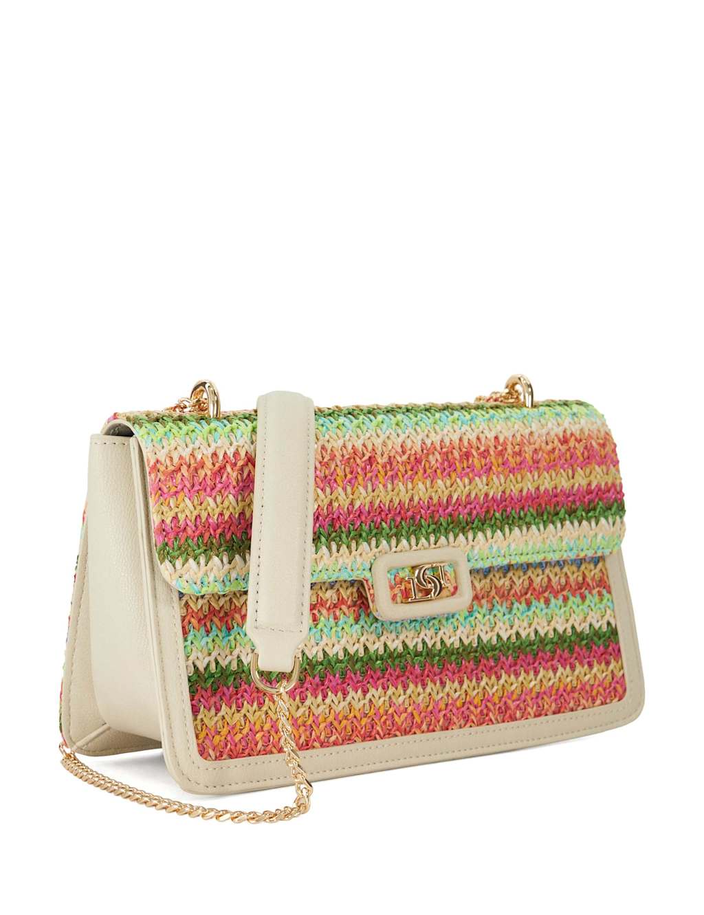 Cotton Rich Woven Chain Strap Shoulder Bag 3 of 6