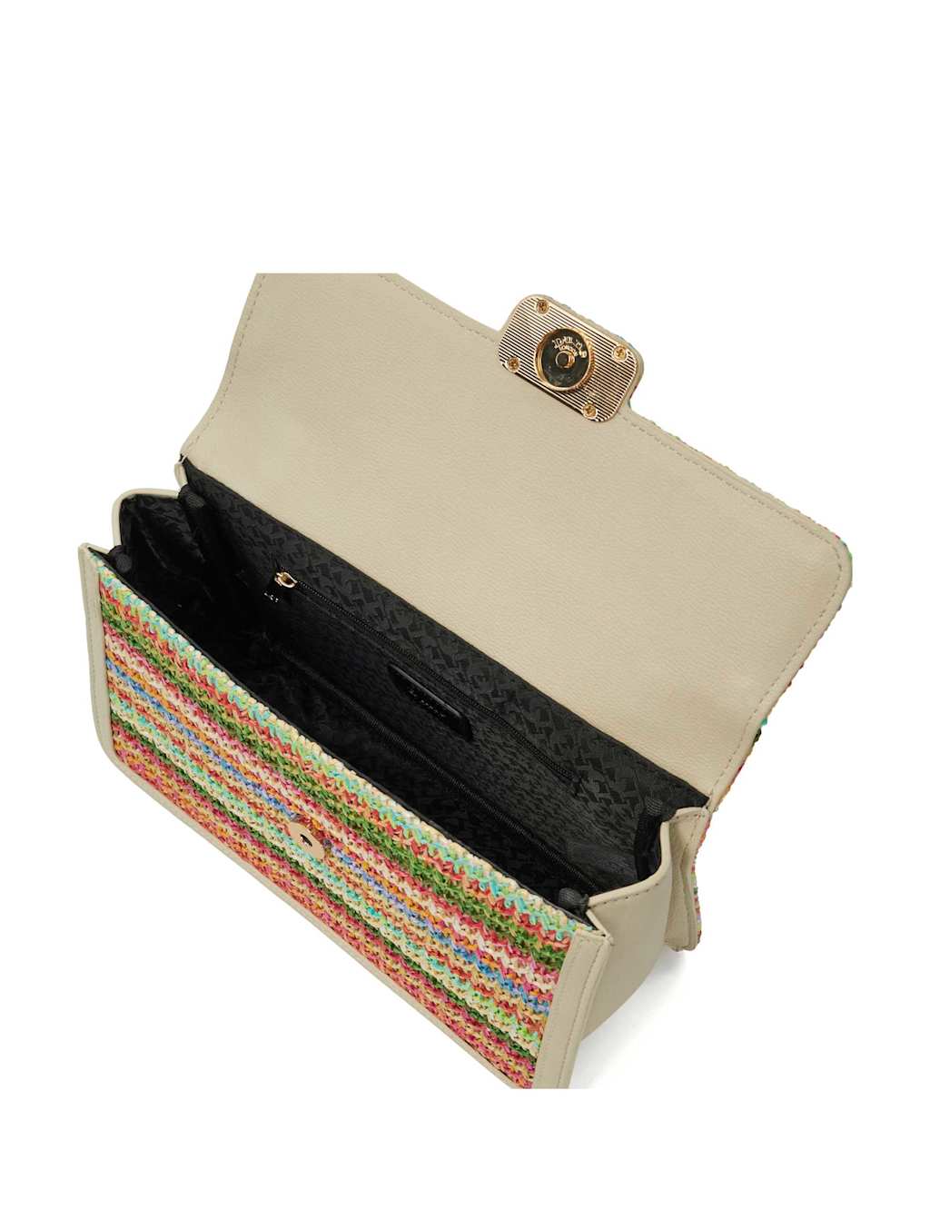 Cotton Rich Woven Chain Strap Shoulder Bag 5 of 6