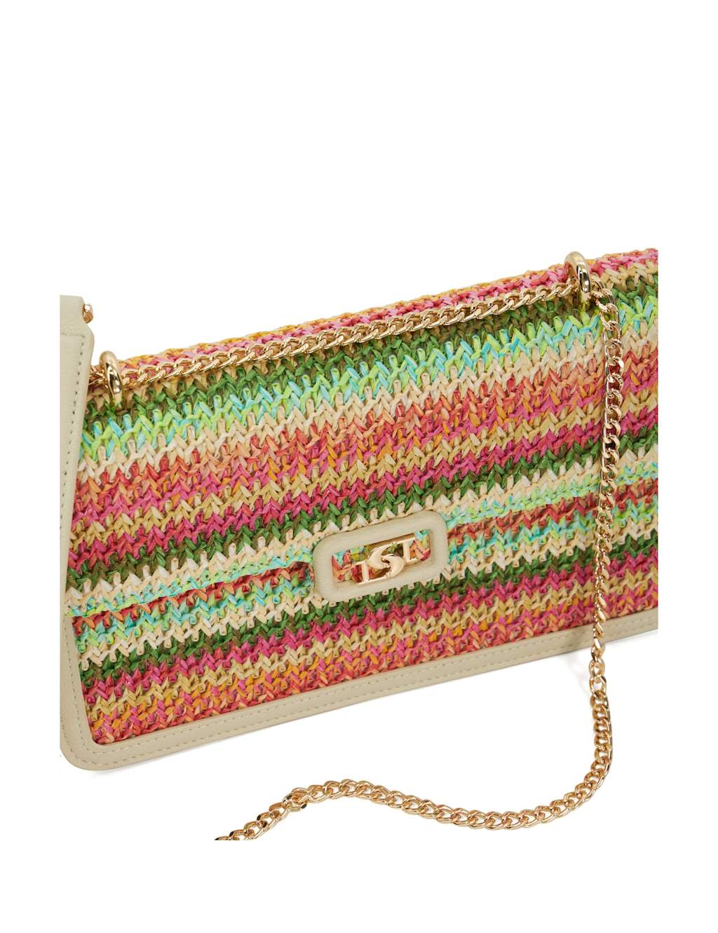 Cotton Rich Woven Chain Strap Shoulder Bag 6 of 6
