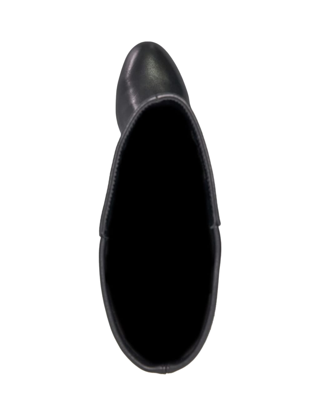 Leather Block Heel Knee High Boots 2 of 5
